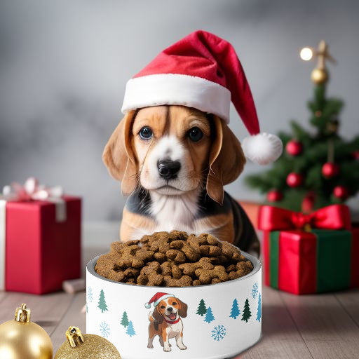 Pet bowl - Snowy Beagle