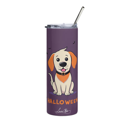 Stainless steel tumbler - Halloween Coonhound