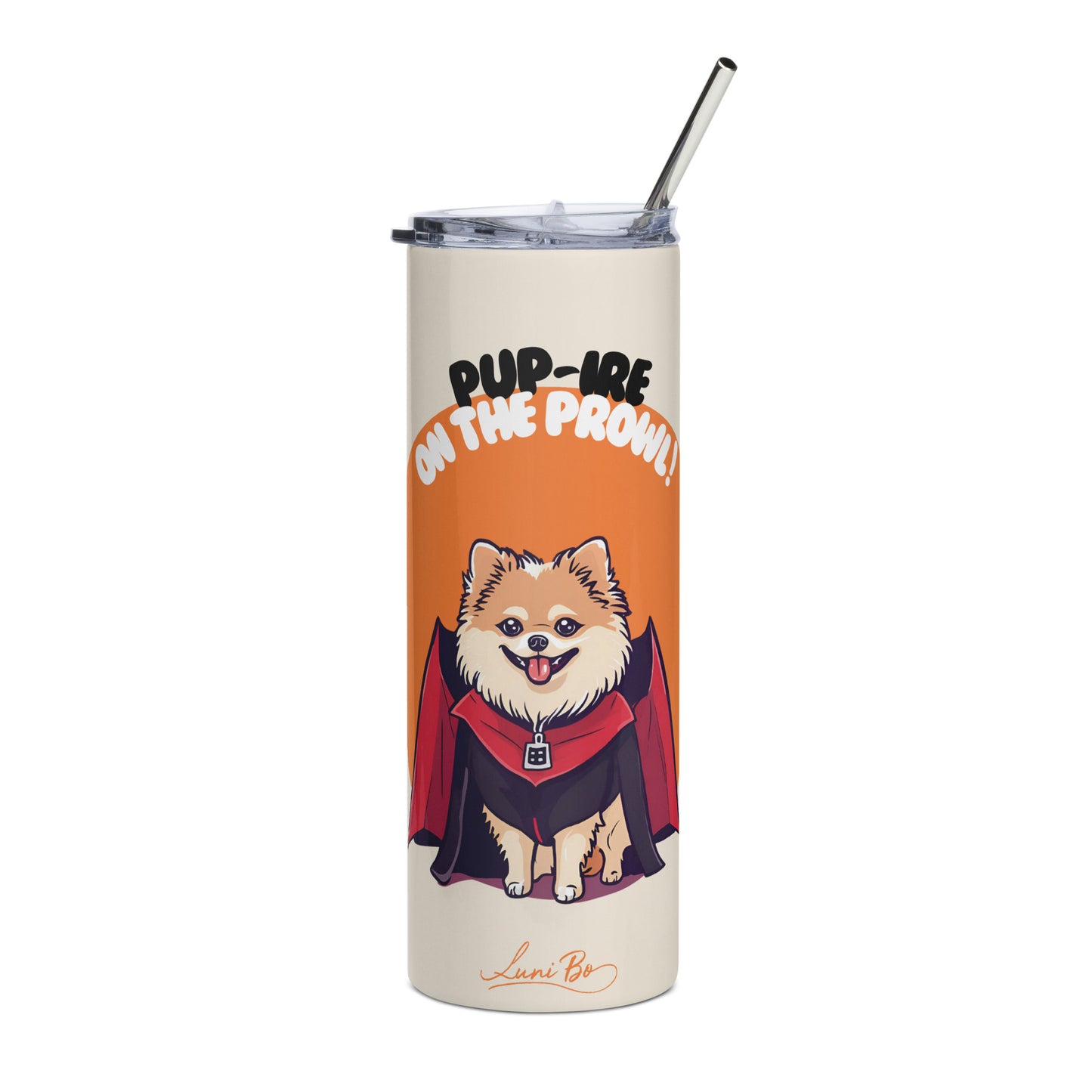 Stainless steel tumbler - Pup-ire on the Prowl