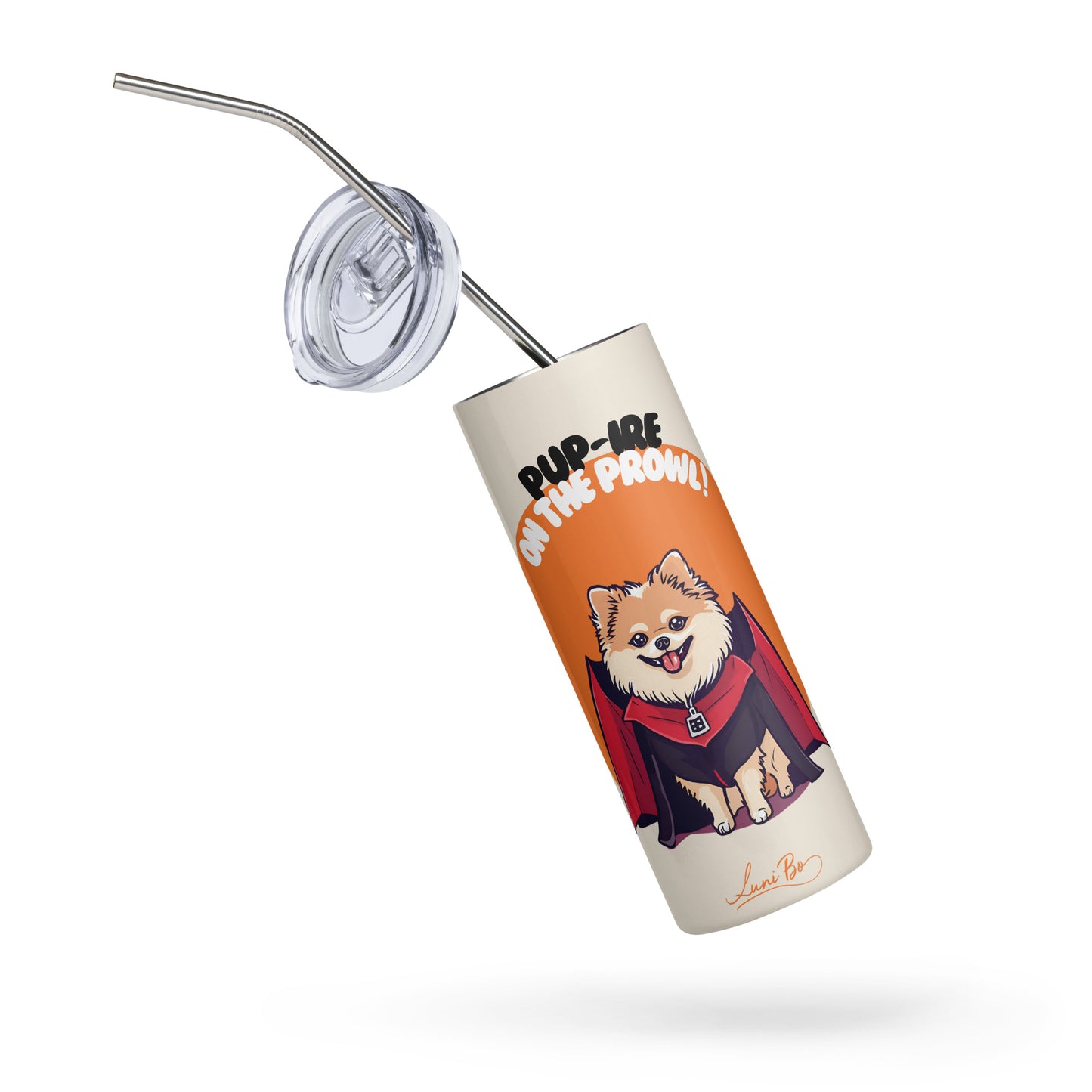 Stainless steel tumbler - Pup-ire on the Prowl