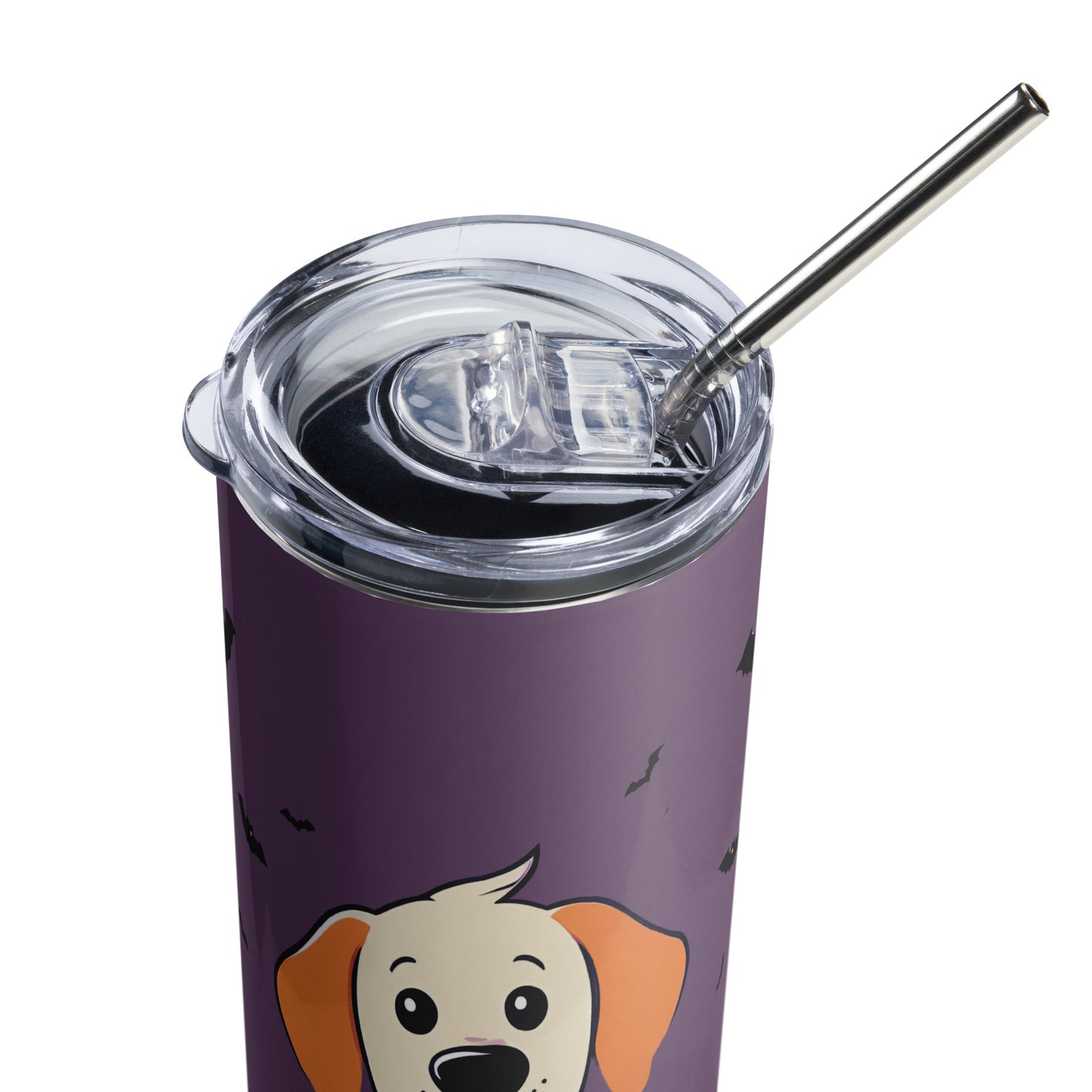 Stainless steel tumbler - Halloween Coonhound