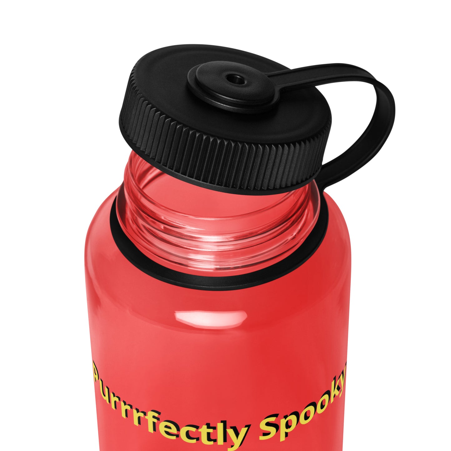 Wide mouth plastic water bottle